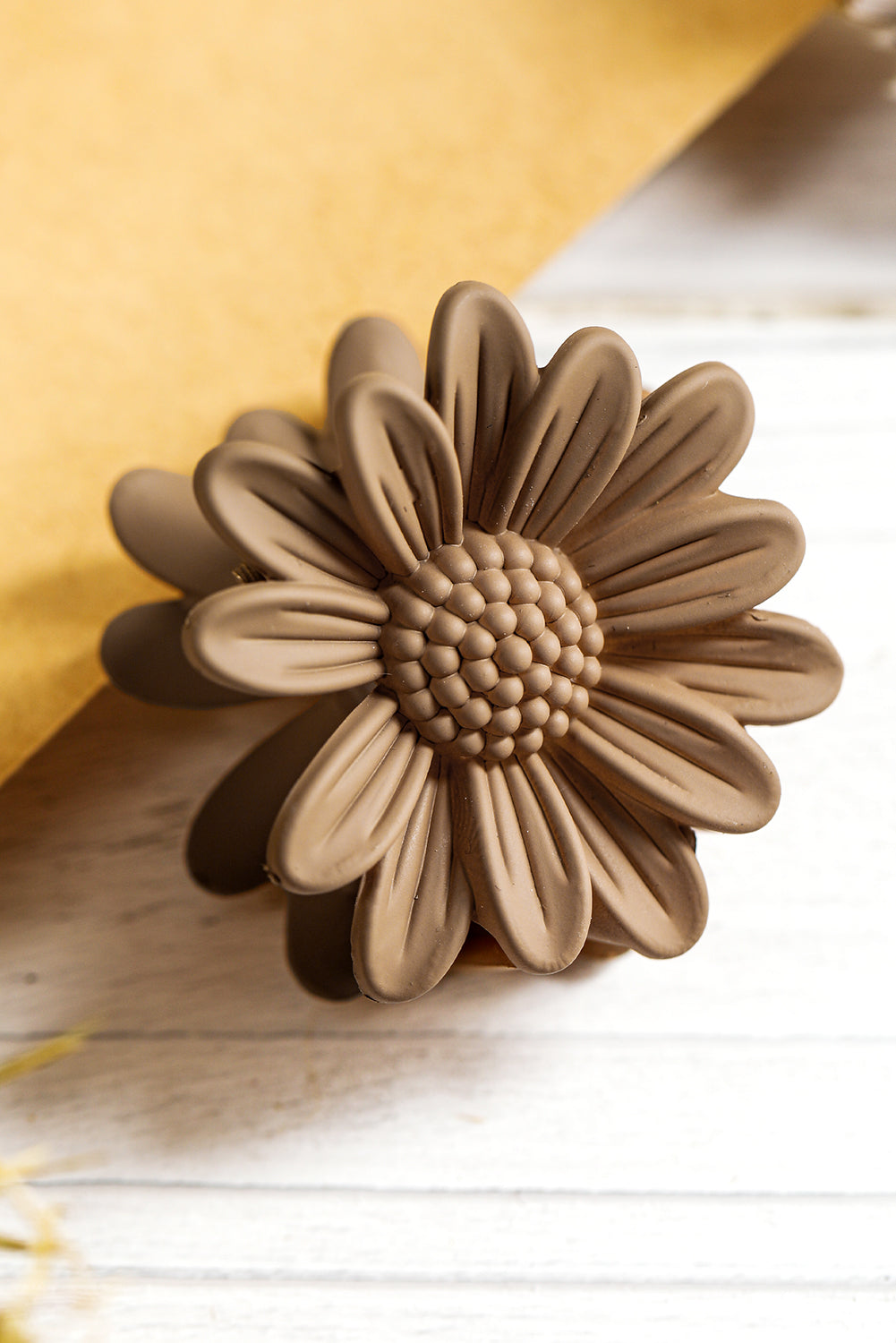 Small Boho Daisy Flower Hair Claw Clip