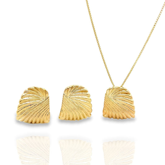 Wing Charm Jewelry Set (G200A)-0